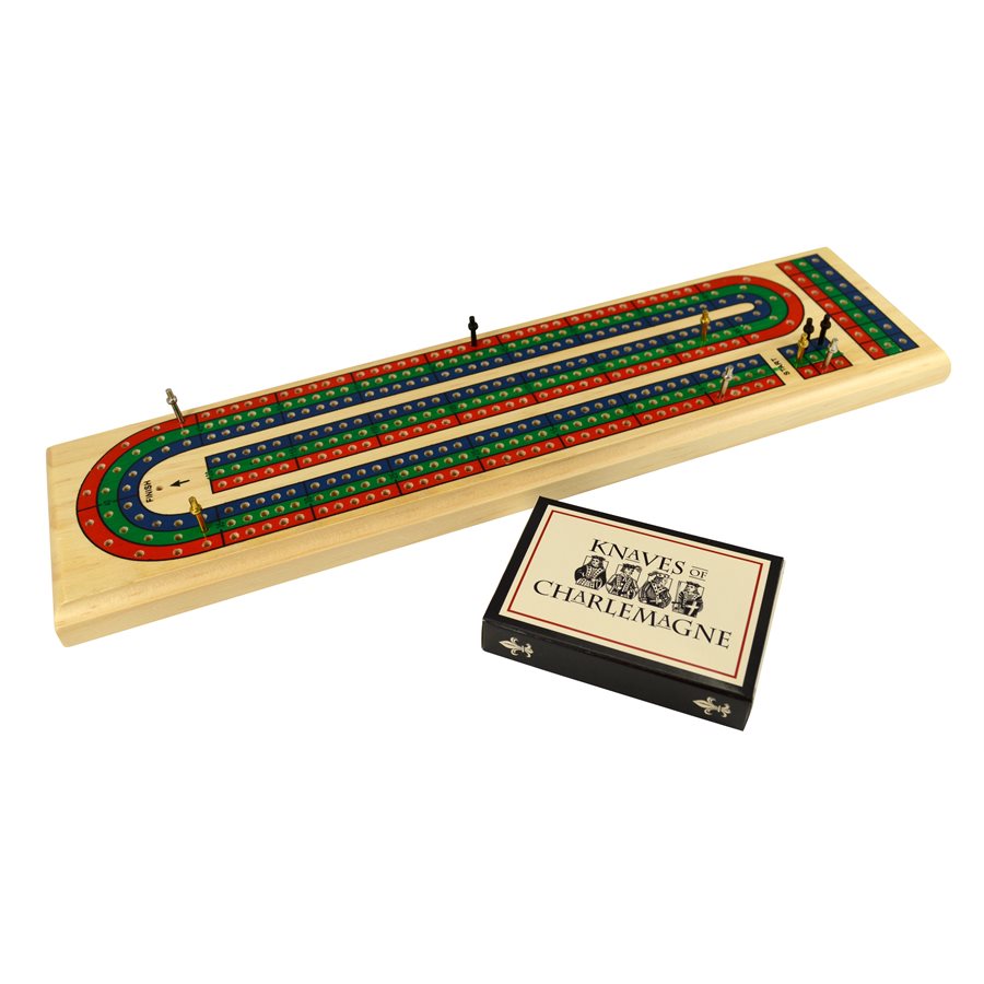 Lion Cribbage ( Solid Wood )