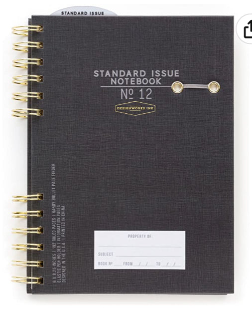 Designworks: Undated Planner  #12 Wire Blk