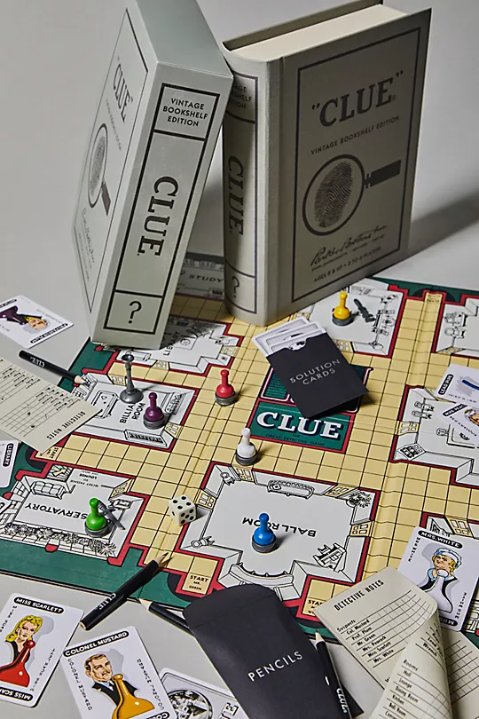 Vintage Bookshelf Edition - Clue