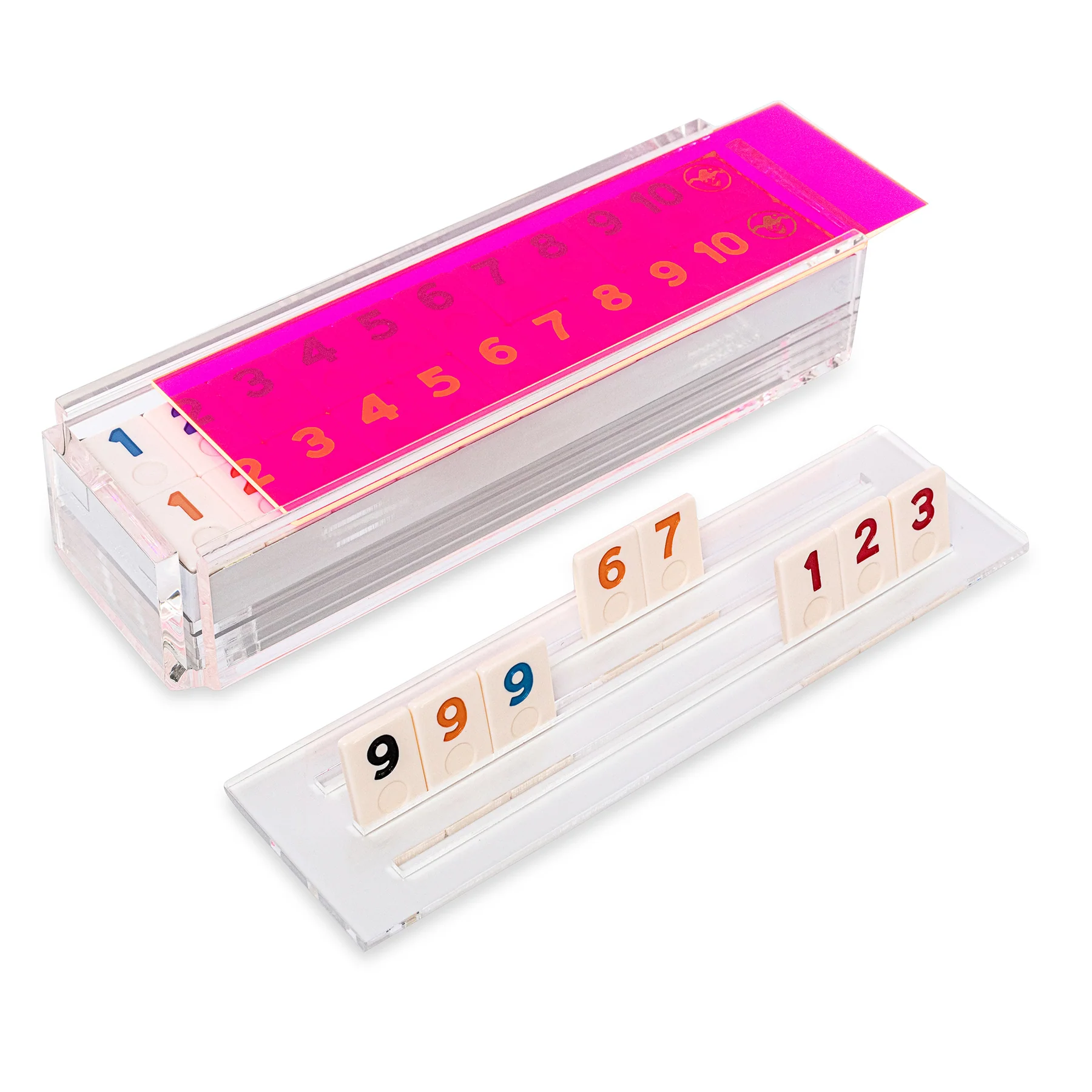 Luxe Dominoes El Rumi Neon Pink